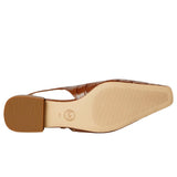Michael Kors Darrington Sling Flat Chestnut  40F4DTFP1E-219 Women's