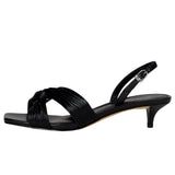 Michael Kors Alessia Kitten Sandals Black  40S5ASMS2L Women's