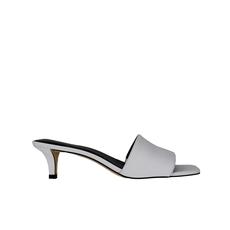 Michael Kors Merriam Kitten Sandals Optic White  40S5MMMS1L Women's
