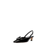 Michael Kors Jaden Kitten Sling Pump Black  40T5JDMS2L Women's