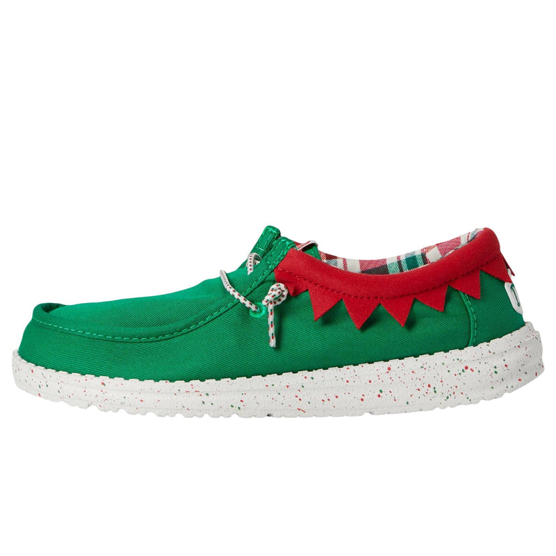Hey Dude Wally Holiday Elf Green / Red  42146-3XX Pre-School