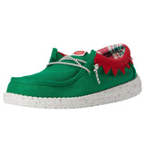 Hey Dude Wally Holiday Elf Green / Red  42146-3XX Pre-School