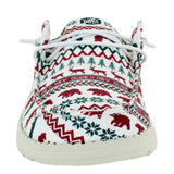 Hey Dude Wendy Holiday Cheers White / Red  43009-119 Women's