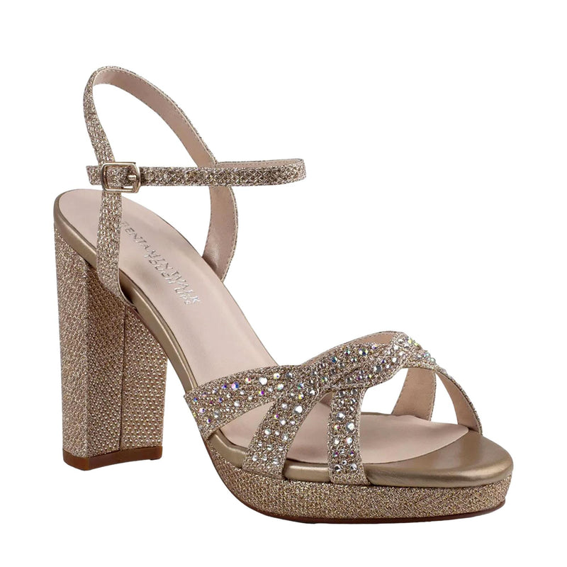 Touch Ups by Benjamin Walk Ava Champagne Glitter  4634M Women's
