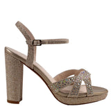 Touch Ups by Benjamin Walk Ava Champagne Glitter  4634M Women's