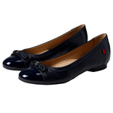 Marc Joseph New York Park Ave Flat Navy Nappa / Patent  4898-NN Women's