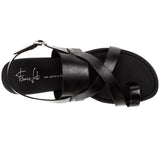 Franco Sarto Gia by Sarto Black Leather  49208001 Women's