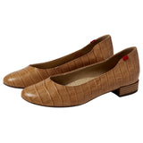 Marc Joseph New York Crosby Flat Camel Croco  4930-CAMCR Women's