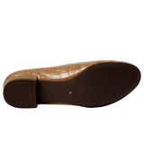 Marc Joseph New York Crosby Flat Camel Croco  4930-CAMCR Women's