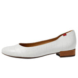 Marc Joseph New York Crosby Flat White Croco  4930-WCR Women's