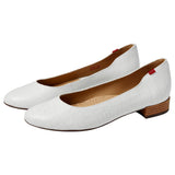 Marc Joseph New York Crosby Flat White Croco  4930-WCR Women's