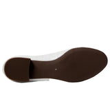Marc Joseph New York Crosby Flat White Croco  4930-WCR Women's