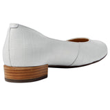 Marc Joseph New York Crosby Flat White Croco  4930-WCR Women's