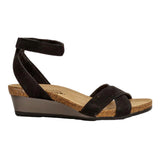 Naot Wand Black Velvet Nubuck / Glass Brown  5032-NLZ Women's