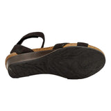 Naot Wand Black Velvet Nubuck / Glass Brown  5032-NLZ Women's