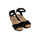 Naot Wand Black Velvet Nubuck / Glass Brown  5032-NLZ Women's