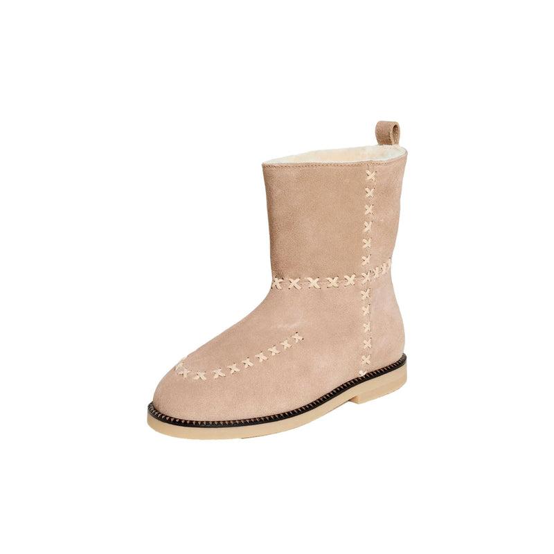 Freda Salvador Rocky Stucco Suede Shearling  5056-STUCCO Women's