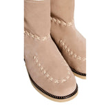 Freda Salvador Rocky Stucco Suede Shearling  5056-STUCCO Women's