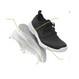 OOFOS OOMG Sport LS White / Black  5076-WHTBLK Women's