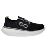 OOFOS OOMY Stride White / Black  5077-WHTBLK Women's