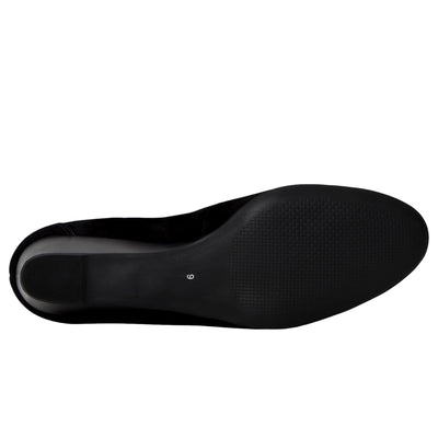 Marc Joseph New York Prospect Wedge Black Nubuck  51001-BNO Women's