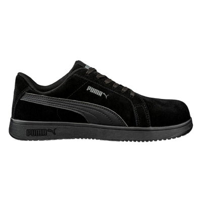 Puma Iconic Suede Low EH Black / Black / Black  640345 Women's