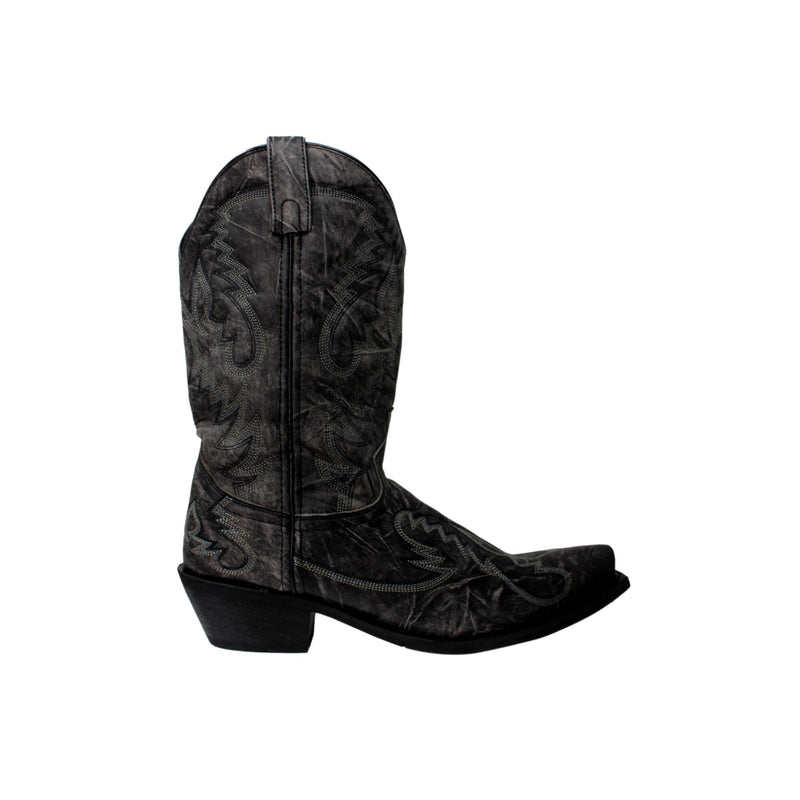 Laredo Garrett Sanded Black  68407-001 Men's