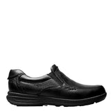 Nunn Bush Cam Moc Toe Slip-On Black Tumbled Leather  84696-222 Men's