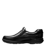 Nunn Bush Cam Moc Toe Slip-On Black Tumbled Leather  84696-222 Men's