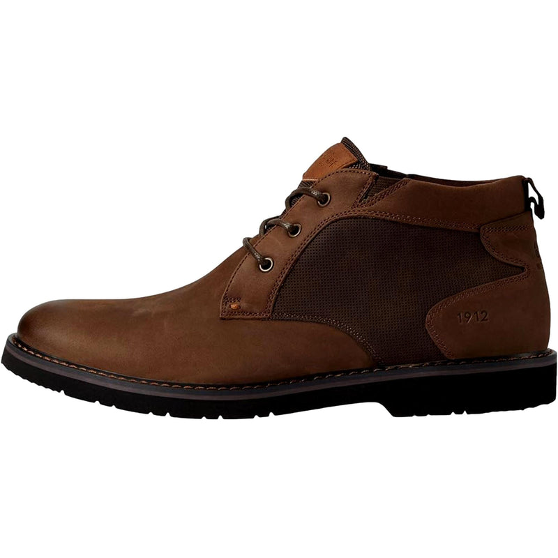 Nunn Bush Denali Plain Toe Chukka Dark Brown Crazy Horse  84887-201 Men's