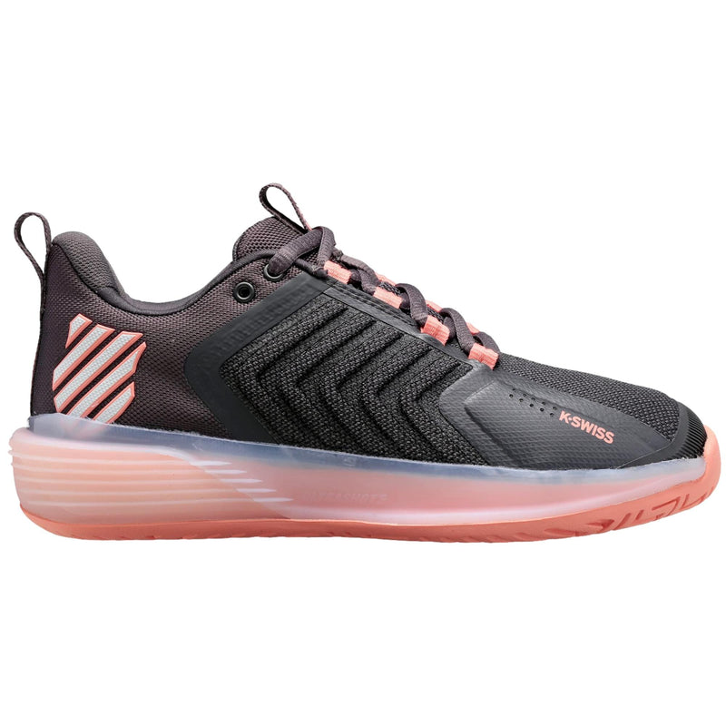 K-Swiss Ultrashot 3 Asphalt / Peach Amber / White  96988-007 Women's