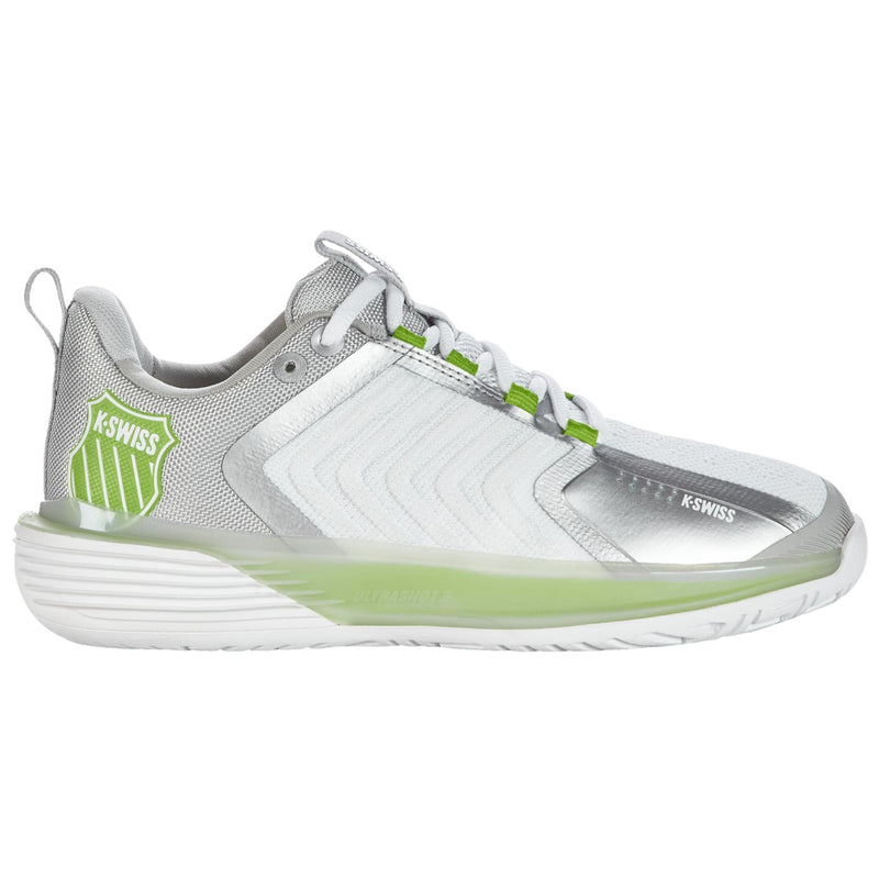 K-Swiss Ultrashot 3 White / Grey Violet / Lime Green  96988-956 Women's