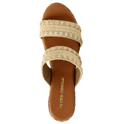 Andre Assous Nolita Raffia Sand  AA1NOL20 Women's