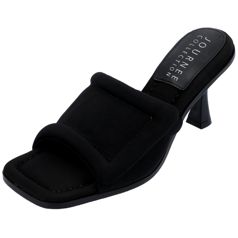 Journee Collection Addriel Sandals Black  ADDRIEL-BLK Women's