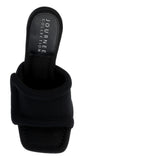 Journee Collection Addriel Sandals Black  ADDRIEL-BLK Women's