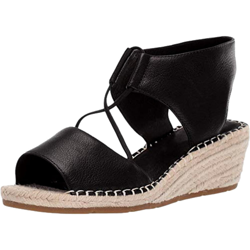 Eileen Fisher Agnes Black Tumbled Leather  AGNES-TL-001 Women's