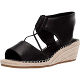 Eileen Fisher Agnes Black Tumbled Leather  AGNES-TL-001 Women's