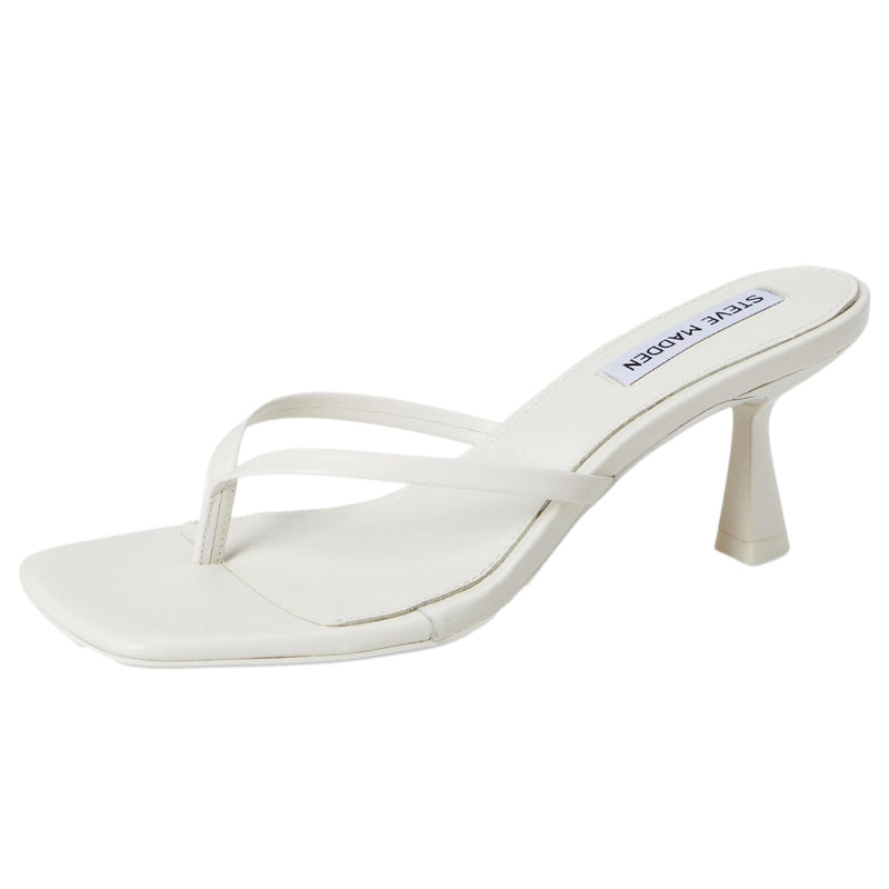 Steve Madden Allies White Leather  ALLI09S1-WHT Women's