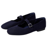Anne Klein Amerie Ballet Flat Navy  AMERIE-NVY Women's