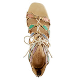 L'Artiste by Spring Step Artdeco Beige Multi  ARTDECO-BGEMLT Women's
