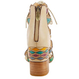 L'Artiste by Spring Step Artdeco Beige Multi  ARTDECO-BGEMLT Women's