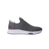 Kuru Atom Slip On Cloud Grey / Cardinal Red  ATOM-CGCR Men's