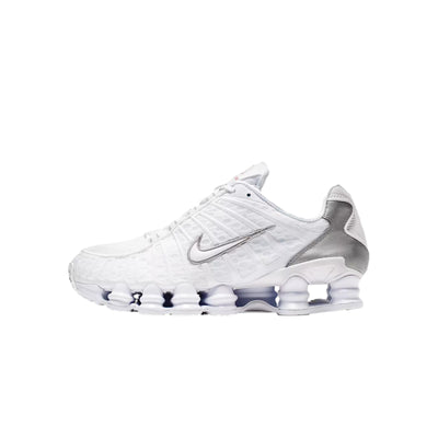 Nike Shox TL White / White - Metallic Silver  AV3595-100 Men's