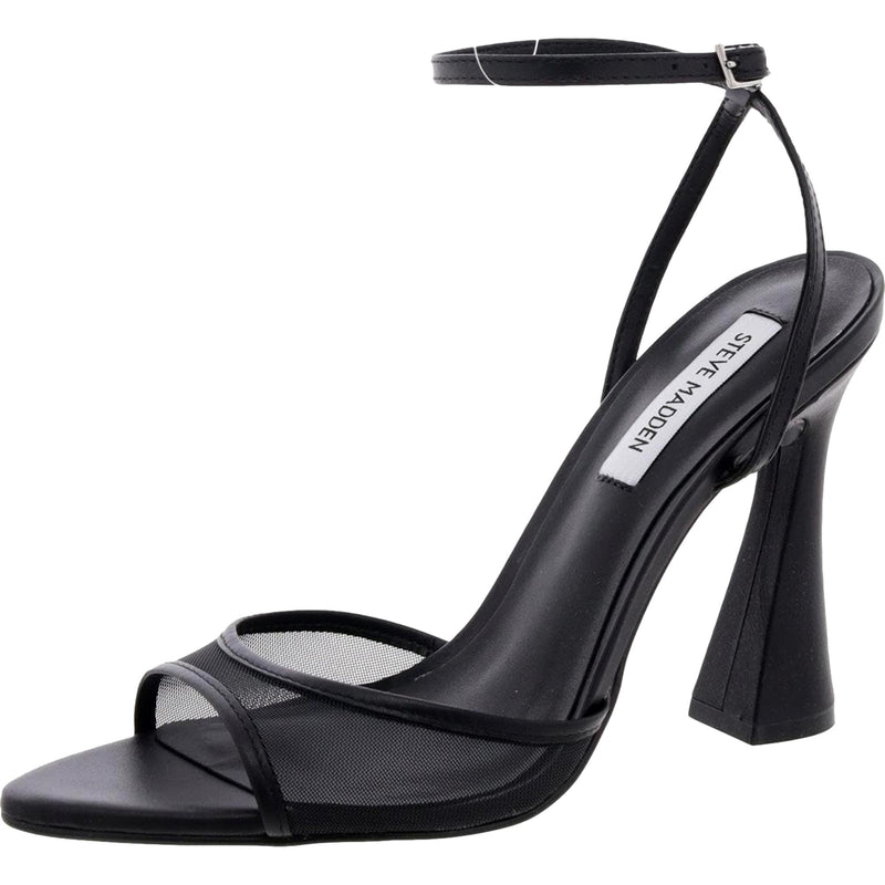 Steve Madden Beki Heeled Sandal Black  BEKI02S1-BLK Women's