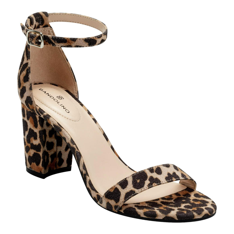 Bandolino Armory Heeled Sandal Beige Multi  BNARMORY2-263 Women's