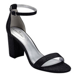 Bandolino Armory Heeled Sandal Navy  BNARMORY2-423 Women's