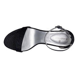 Bandolino Armory Heeled Sandal Navy  BNARMORY2-423 Women's
