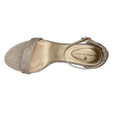 Bandolino Armory Heeled Sandal Gold  BNARMORY2-713 Women's