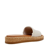 Steve Madden Boardwalk Bone Leather  BOAR02S1-BONE Women's