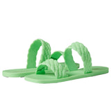 Steve Madden Bohemia Flat Sandal Light Green  BOHEMIA-GRN Women's